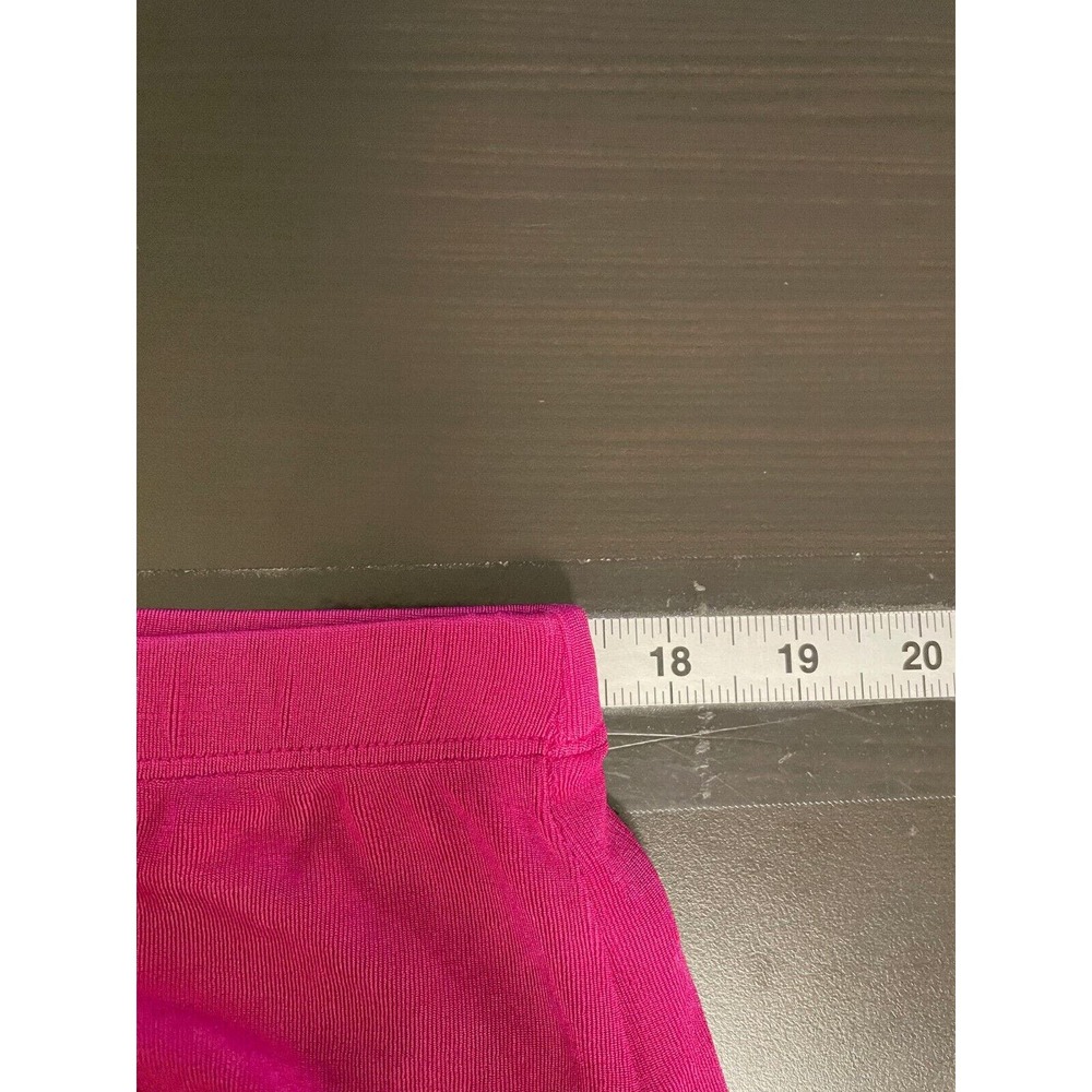 Chico's Travelers Womens Wide Leg Pants Sz XL 3 Fuschia High Rise Slinky Stretch - Picture 5 of 8